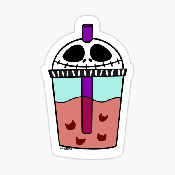 Stitch Drink Sticker for Sale by LunaIO98