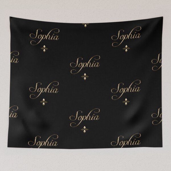 Item preview, Sophia American Woman Name - Luxury Golden designed and sold by MOKAdesign.
