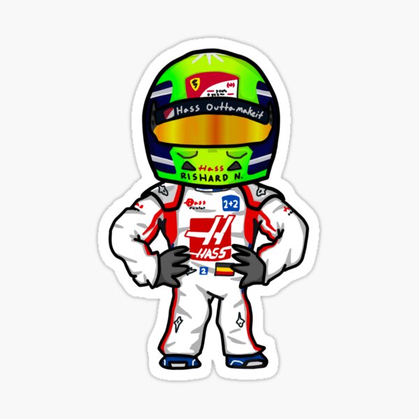 Mick Schumacher Mini Sticker