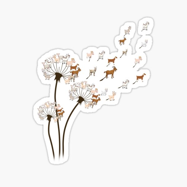 Item preview, Dandelion Goat Flower designed and sold by FajardoGrace.