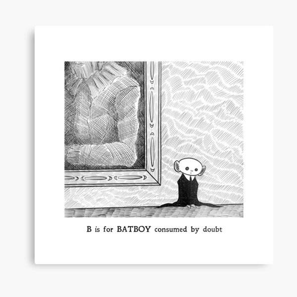 B is for BATBOY Metal Print