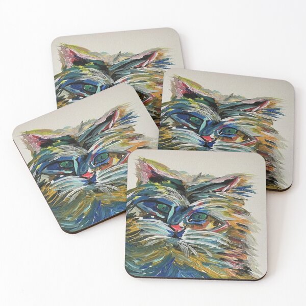 Item preview, Abstract cat designed and sold by marelysmartllc.