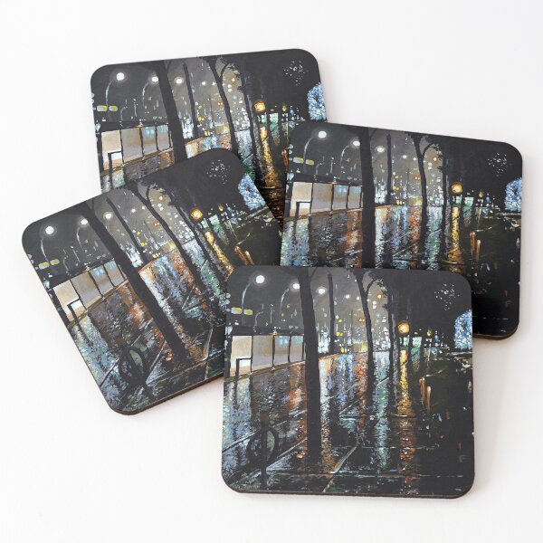 Item preview, Night City Rain - 1 designed and sold by flooko.