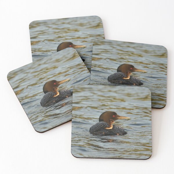 Item preview, Mom and her loon chick designed and sold by Inlovewithloons.