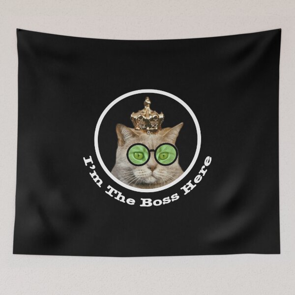 Item preview, I'm The Boss Here T-shirt, Funny T-shirt, Cat Lover shirt,Cute Animal T-shirt, T-shirt for Men And Women designed and sold by othmanoek.