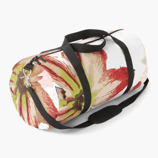 Amaryllis Pattern Duffle Bag