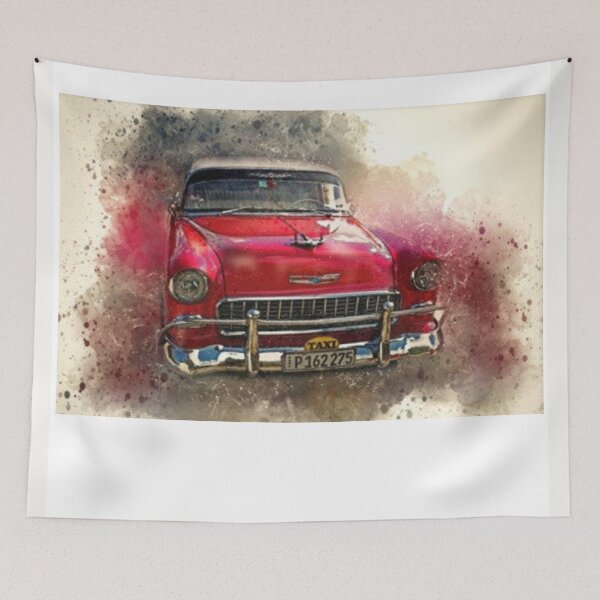 Item preview, Large Red Car vintage designed and sold by SvenNacht.