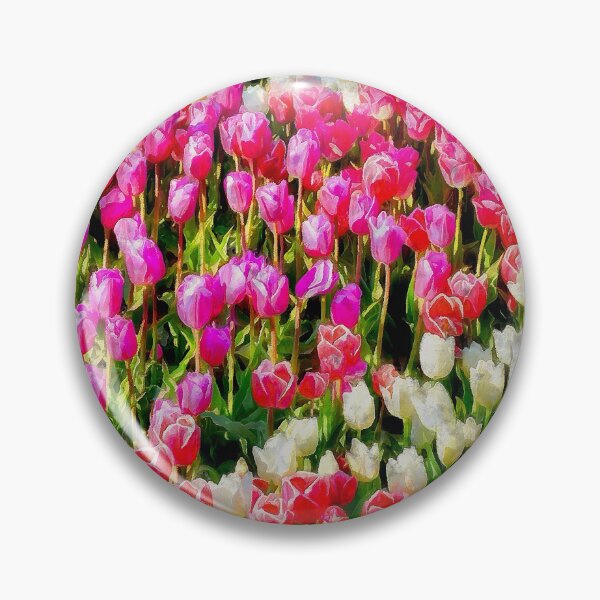 Item preview, Pink White and Purple Tulip Medley designed and sold by SeaChangeDesign.