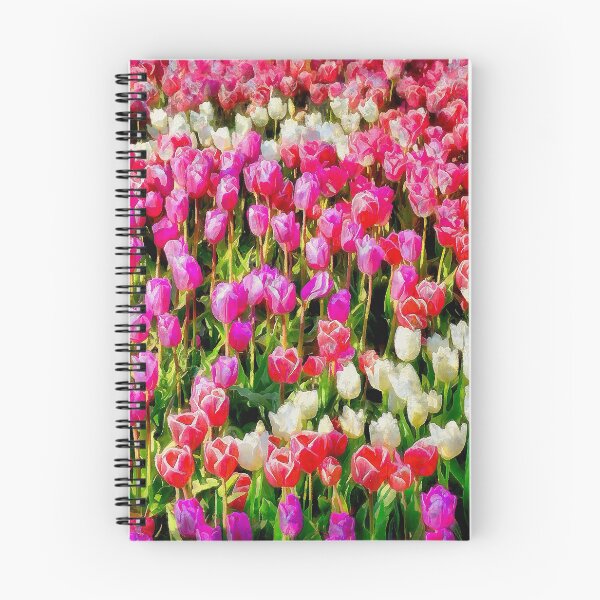 Item preview, Pink White and Purple Tulip Medley designed and sold by SeaChangeDesign.