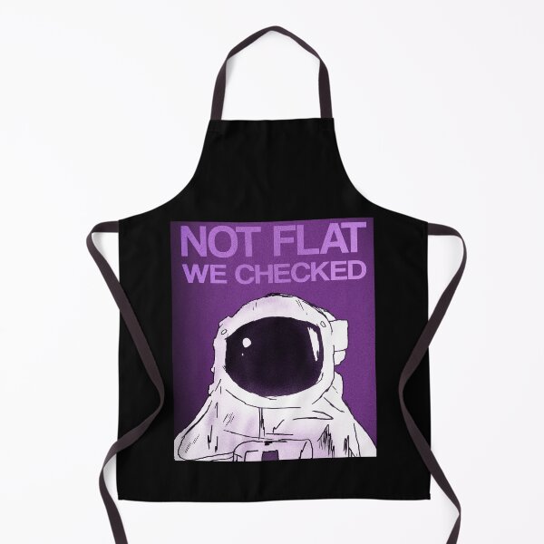 Item preview, Not Flat We Checked - Purple designed and sold by OooiChris.