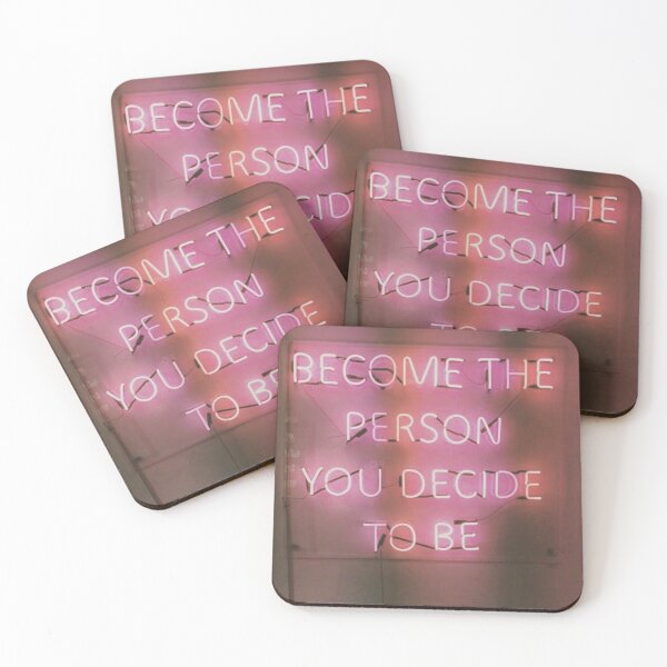 Item preview, Neon Sign- Become the person you decide to be designed and sold by allymadethis.