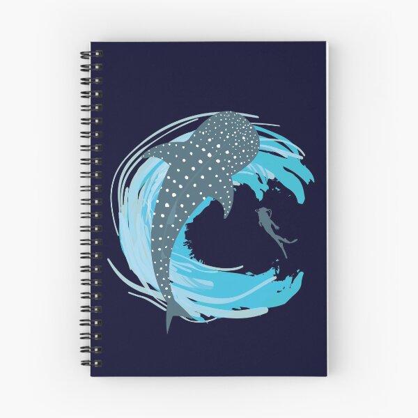 Item preview, Whale Shark and Diver (Navy) designed and sold by SHARK ERAU.