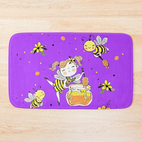 Item preview, FLOWERS AND BEES PATTERN designed and sold by NATUREZONE.