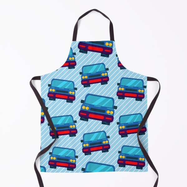 Item preview, blue city car seamless pattern designed and sold by werezu.