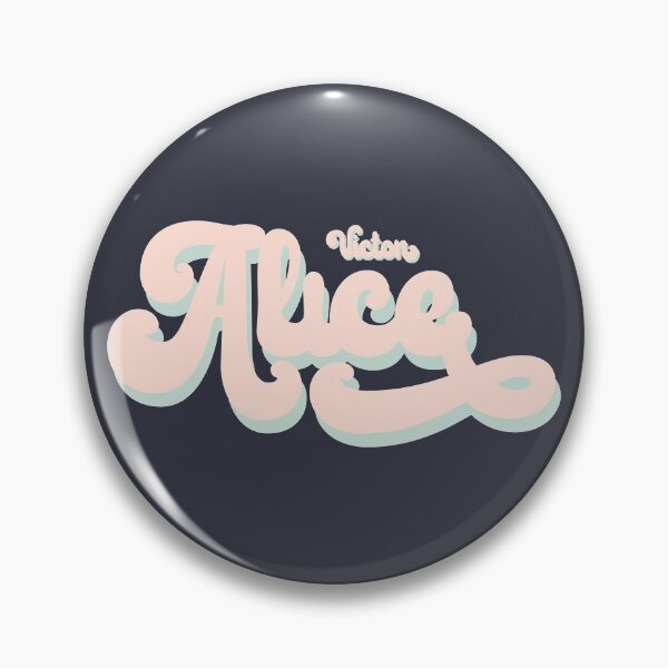 Item preview, Victon Alice typography pastel designed and sold by Morcawork.