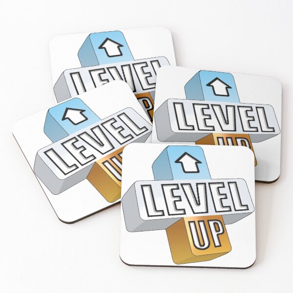 Item preview, Level up (retro) designed and sold by mr-serious-yt.