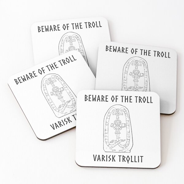 Item preview, Beware of the Troll designed and sold by Vikingverse.