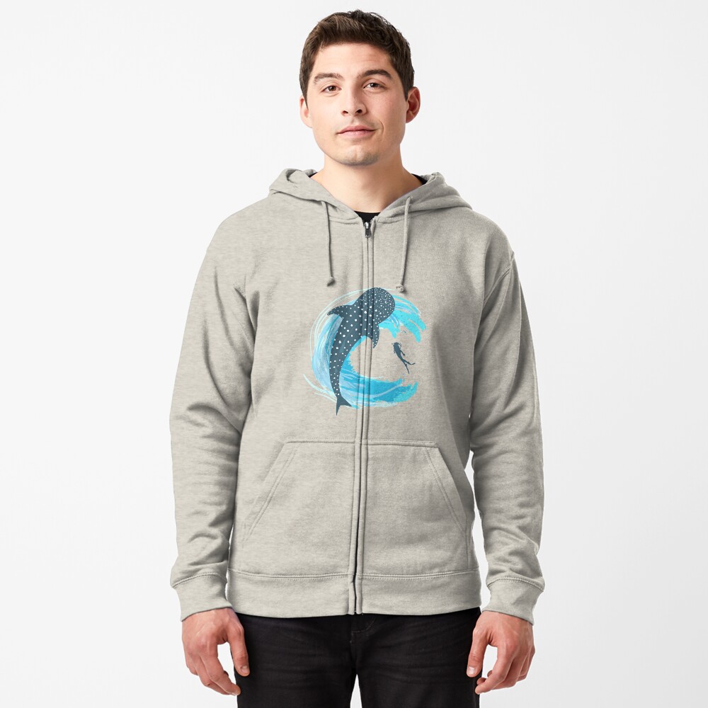 Item preview, Zipped Hoodie designed and sold by sharkerau.