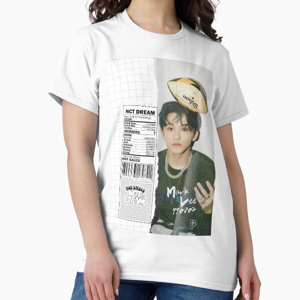 アイドル TIBLE T-SHIRT NCT MARK NCT 127 Mark Lee Solo Debut Album the Firstfruit Timestable