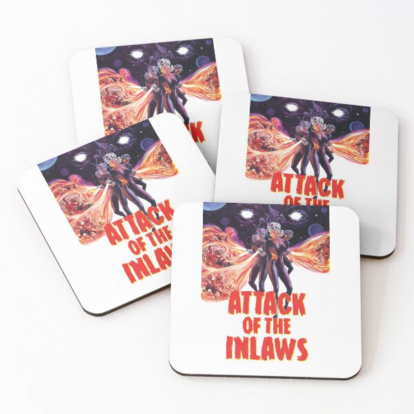 Item preview, Attack of the Inlaws scifi poster designed and sold by monsterplanet.