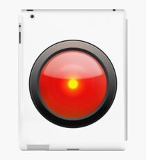 Red Eye over White Background iPad-Hülle & Klebefolie