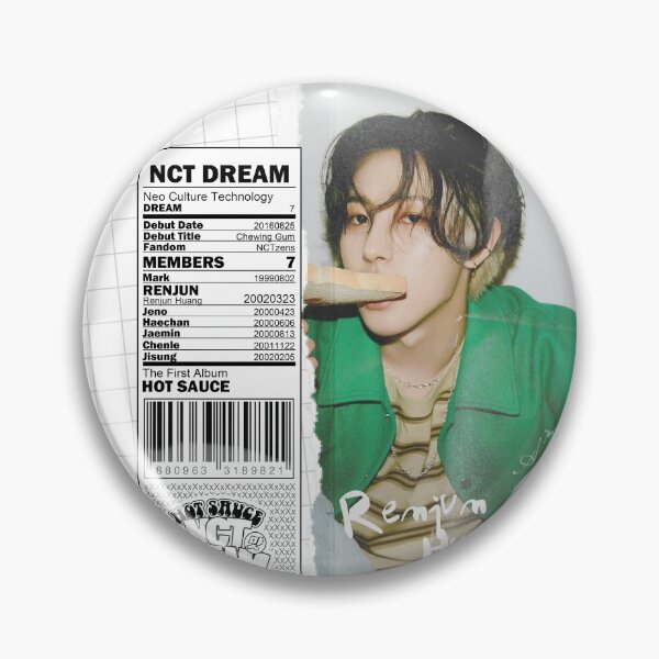 Item preview, nct dream - hot sauce - boring jalapeno ver - huang renjun designed and sold by princehxns.