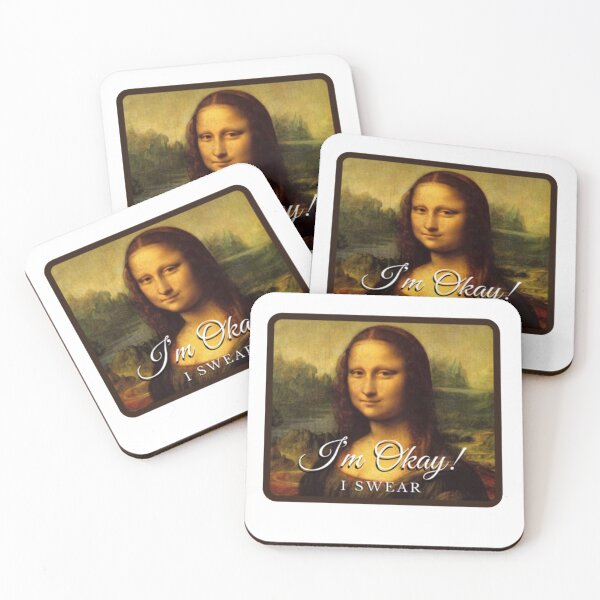 Item preview, The Mona Lisa I’m Okay! I Swear designed and sold by LethalIy-Yours.