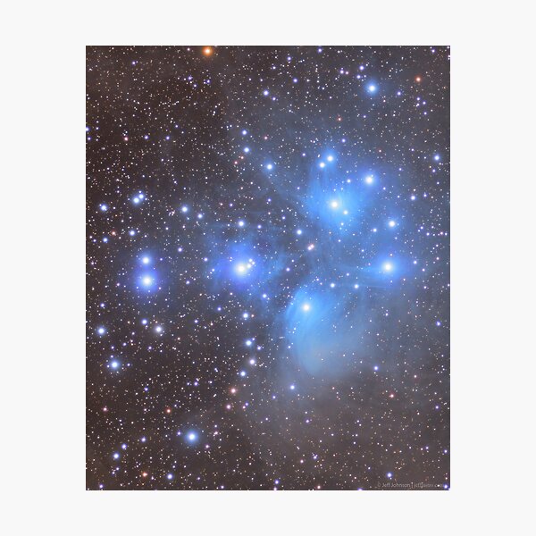 M45 - Pleiades (Seven Sisters) Photographic Print