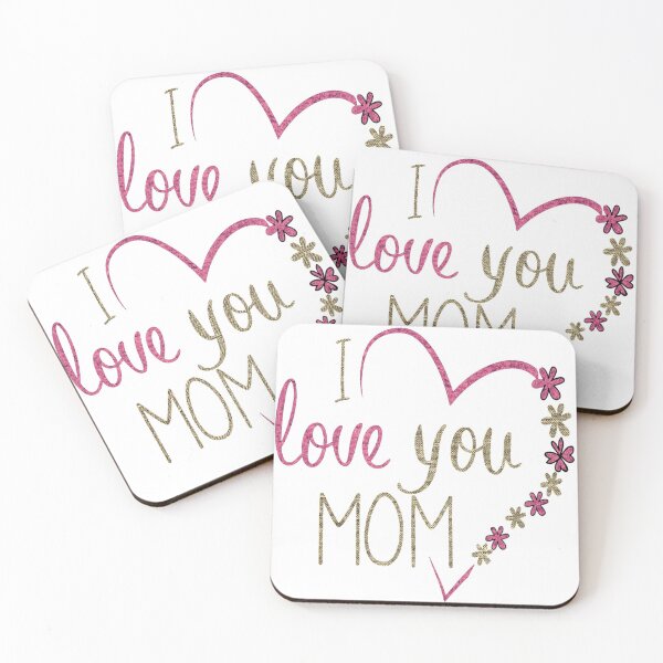 Item preview, I love you mom designed and sold by Kwame-amponsah.