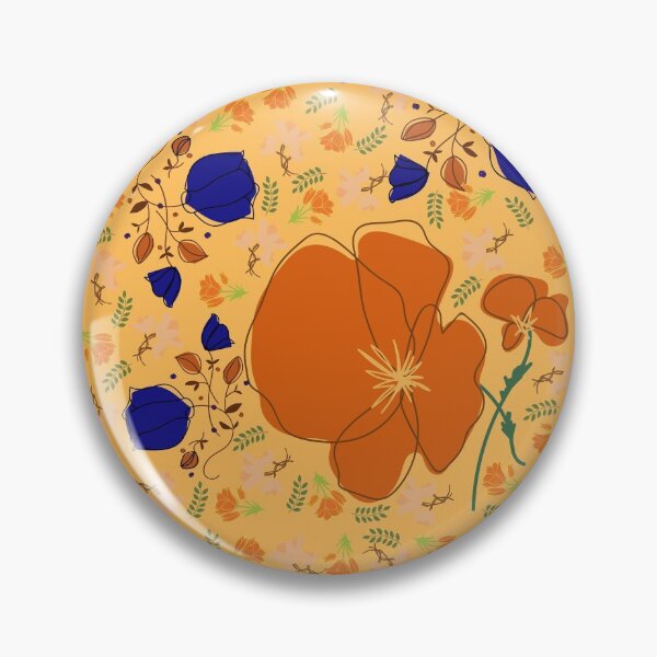 Item preview, Earthy shades floral pattern designed and sold by PBerry.
