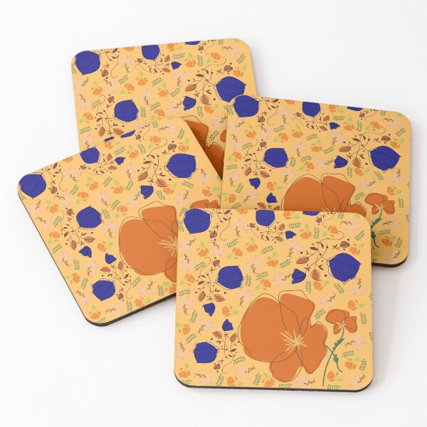Item preview, Earthy shades floral pattern designed and sold by PBerry.