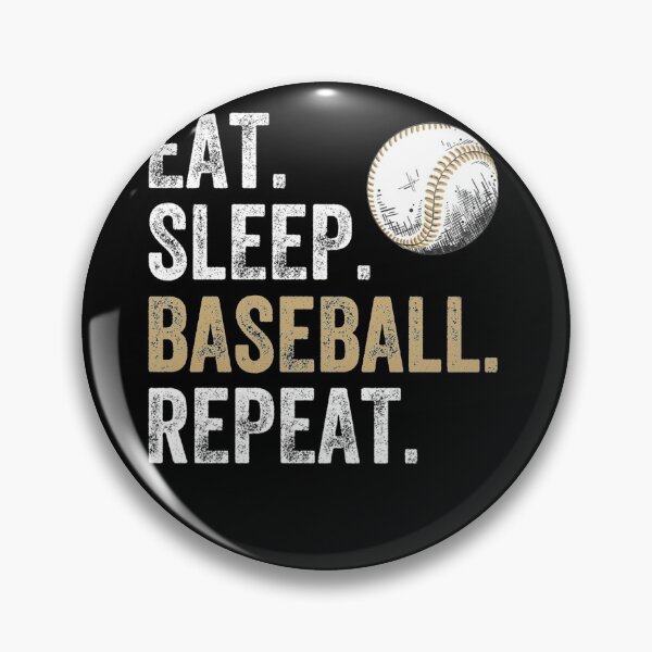 Item preview, Eat Sleep Baseball Repeat Baseball Lover and Player Fan  designed and sold by IFFOUR.