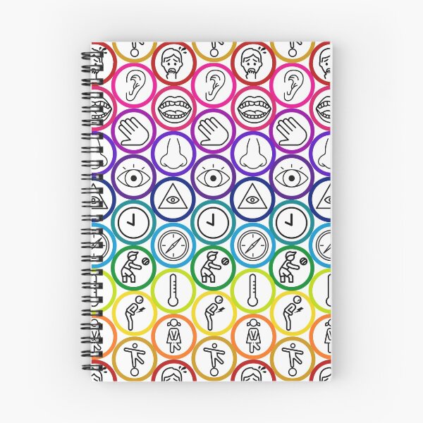 Item preview, Rainbow Senses Pattern designed and sold by autisticcreator.