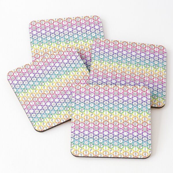 Item preview, Rainbow Senses Pattern designed and sold by autisticcreator.
