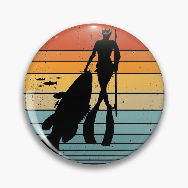 Item preview, Spearfishing Sunset Retro  Vintage  designed and sold by roocky.