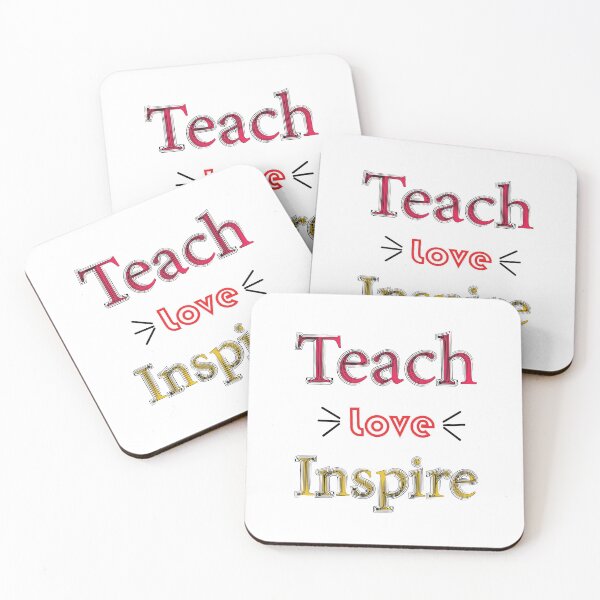 Item preview, Teach Love Inspire Tshirt, Teacher Shirts for Elementary School, Teacher Appreciation Gifts designed and sold by KARTICK DUTTA.