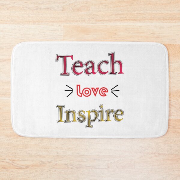 Item preview, Teach Love Inspire Tshirt, Teacher Shirts for Elementary School, Teacher Appreciation Gifts designed and sold by KARTICK DUTTA.