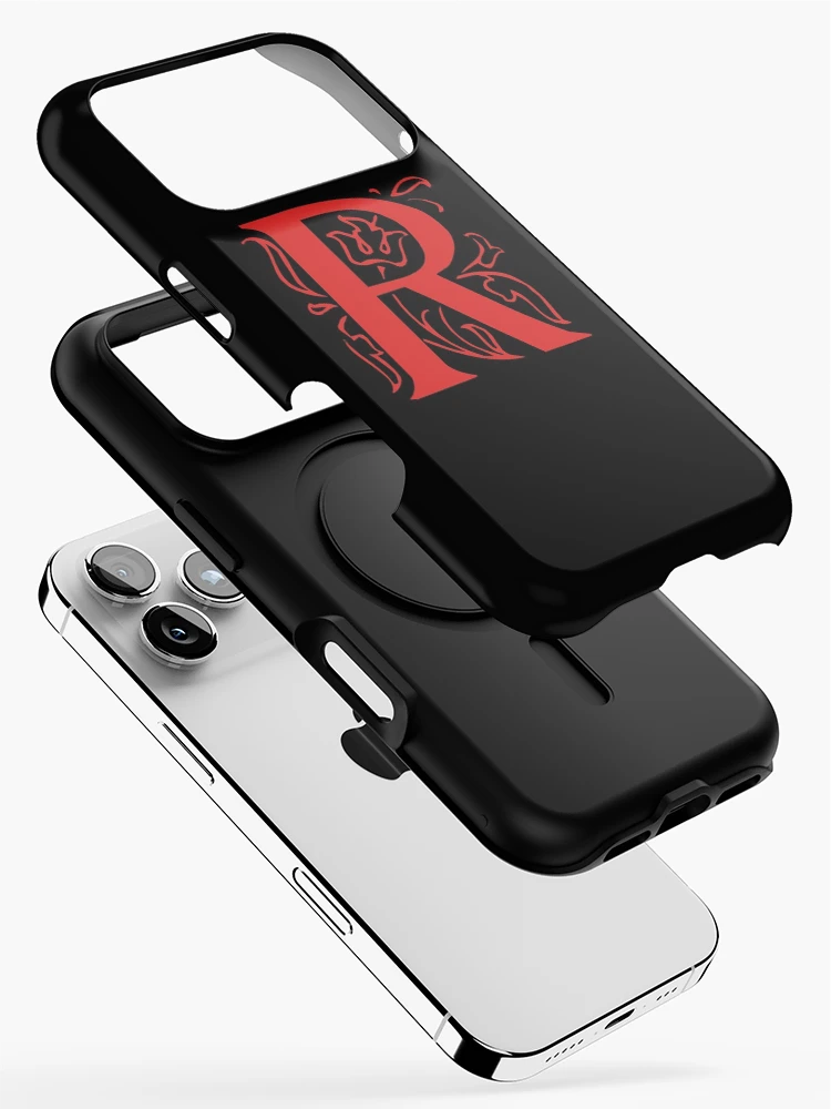 Thumbnail 2 of 4, iPhone Case, Initial monogram R designed and sold by Creative-draw.