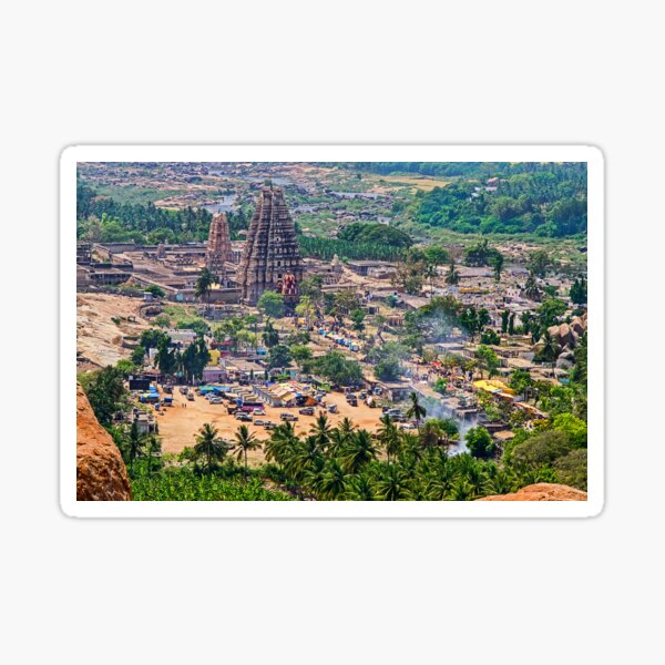 Item preview, Hampi Village from Mantanga Hill. designed and sold by bulljup.