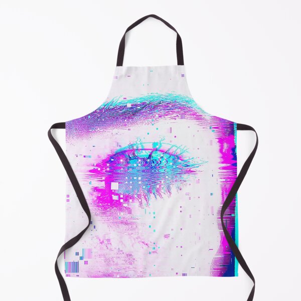 Item preview, Creepy Close-up Glitched Girl Glitch Art designed and sold by glitchhub.