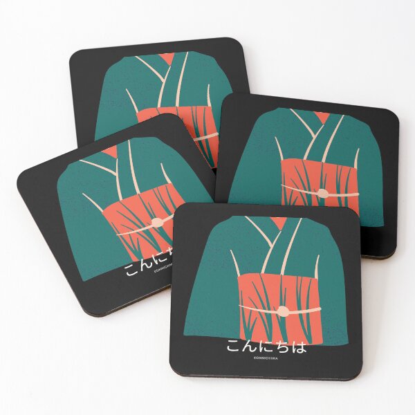 Item preview, Headless Kimono Green Red designed and sold by eyoginminimal.
