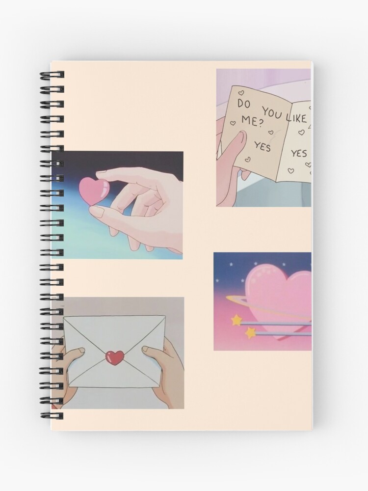 Cuaderno de espiral «Love Aesthetic anime photos» de Sasedesigns | Redbubble