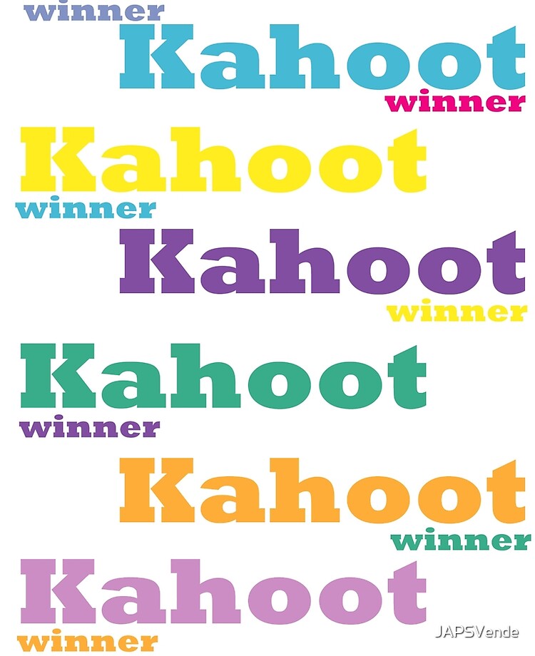 Kahoot winner