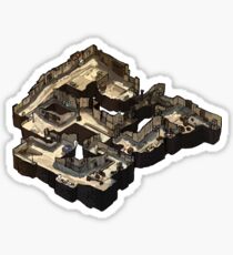 Dust 2 Isometric CSGO Map Sticker