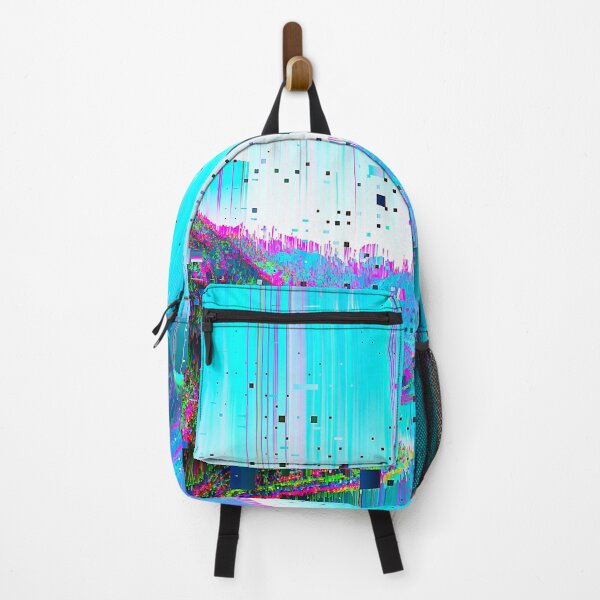 Item preview, Scenic Nature View With Mountains and Sea Glitch Art designed and sold by glitchhub.