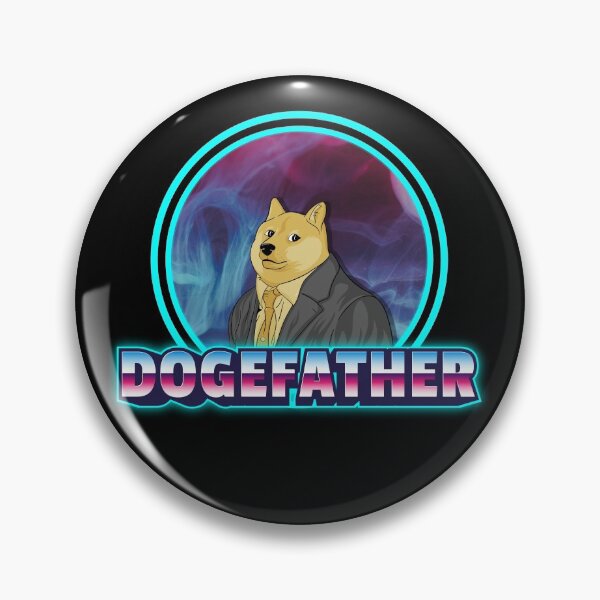 Item preview, Dogefather Retro Dogecoin 80s Dogecoin Graphic designed and sold by wdyoungblood.