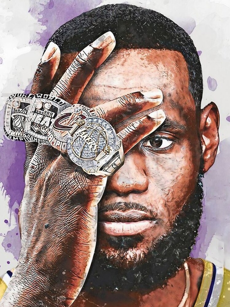 Illustration LeBron James Art Poster for Sale by melanymela72