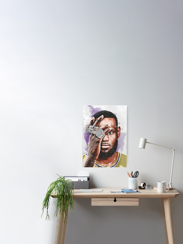 Illustration LeBron James Art Poster for Sale by melanymela72