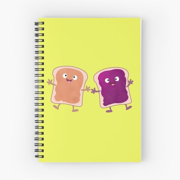 Item preview, Cute peanut butter and jelly sandwich cartoon designed and sold by FrogFactory.