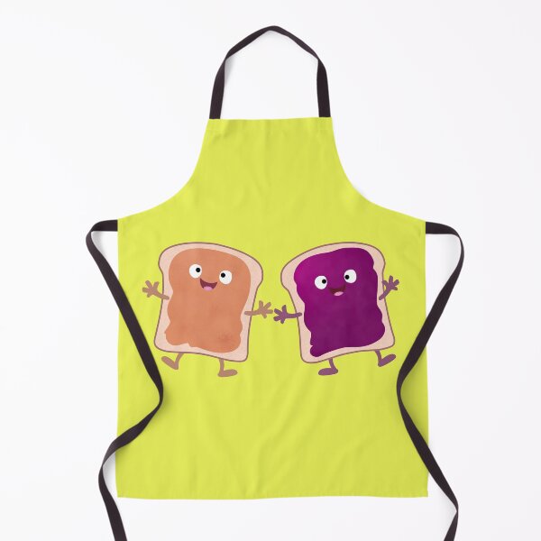 Item preview, Cute peanut butter and jelly sandwich cartoon designed and sold by FrogFactory.